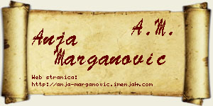 Anja Marganović vizit kartica
